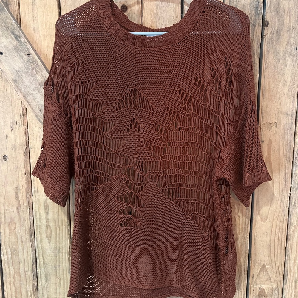 HYFVE Rust Knit Sweater